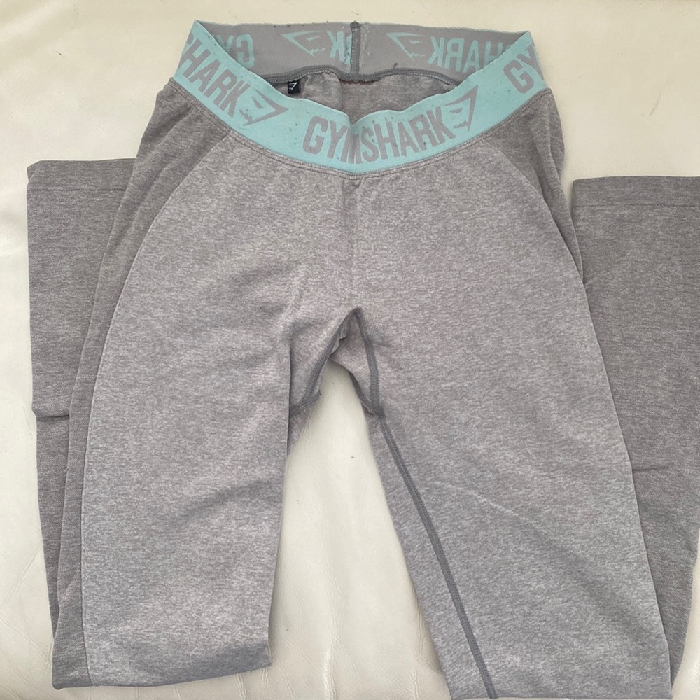 Women's Light Grey Marled Leggings Size Small